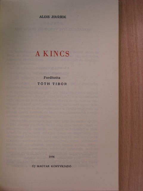 Alois Jirásek - A kincs [antikvár]