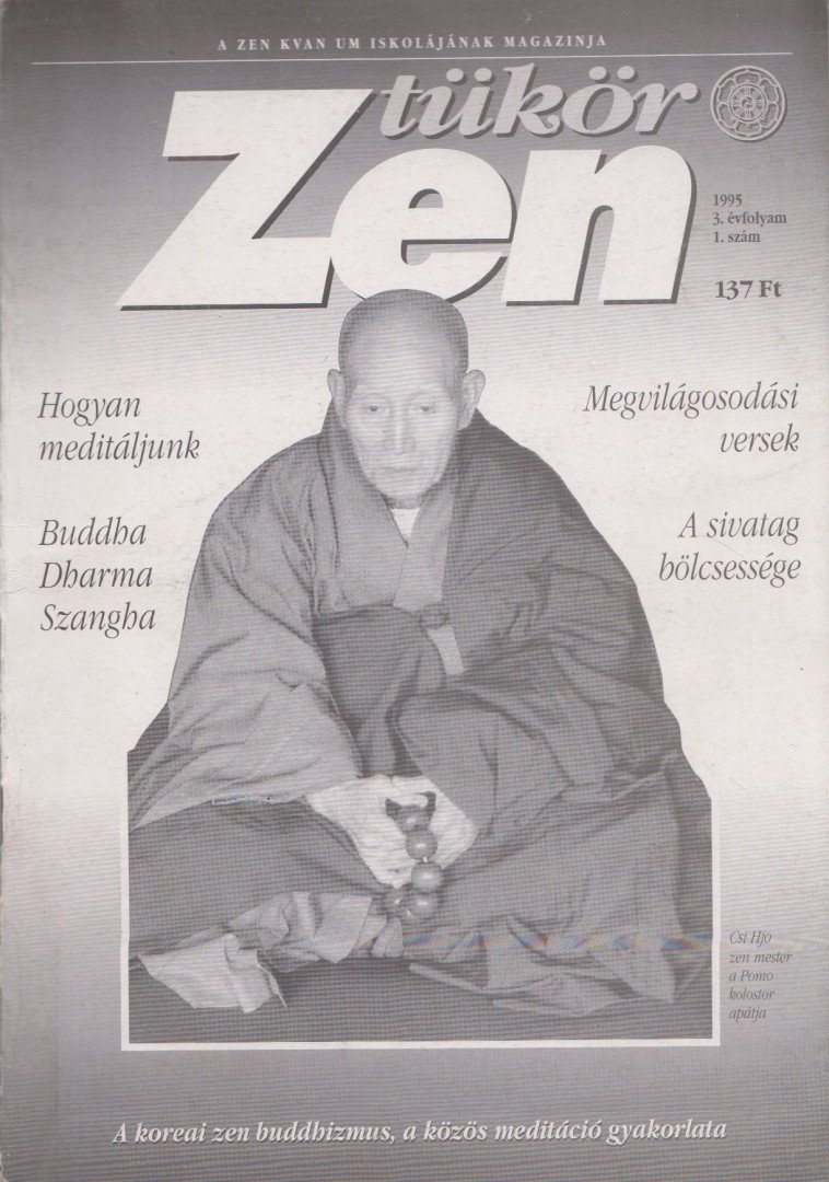 Szigeti György (szerk.) - Zen Tükör 1995. 3. évfolyam 1. szám [antikvár]
