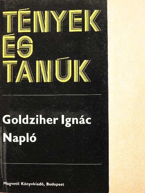 Goldziher Ignác - Napló [antikvár]