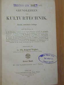 Dr. Eberhard Gieseler - Grundlehren der Kulturtechnik I. [antikvár]
