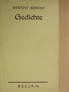 Bertolt Brecht - Gedichte [antikvár]