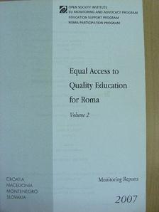Farkas Lilla - Equal Access to Quality Education for Roma Volume 2 [antikvár]