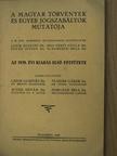 A Magyar Törvények és Egyéb Jogszabályok Mutatója [antikvár]