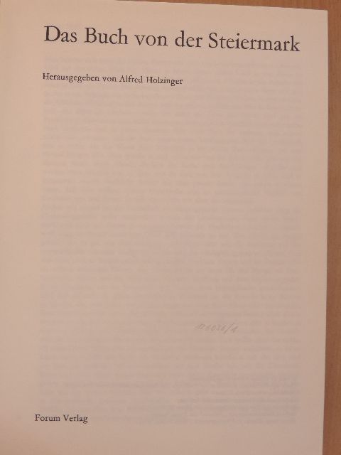 Franz Nabl - Das Buch von der Steiermark [antikvár]