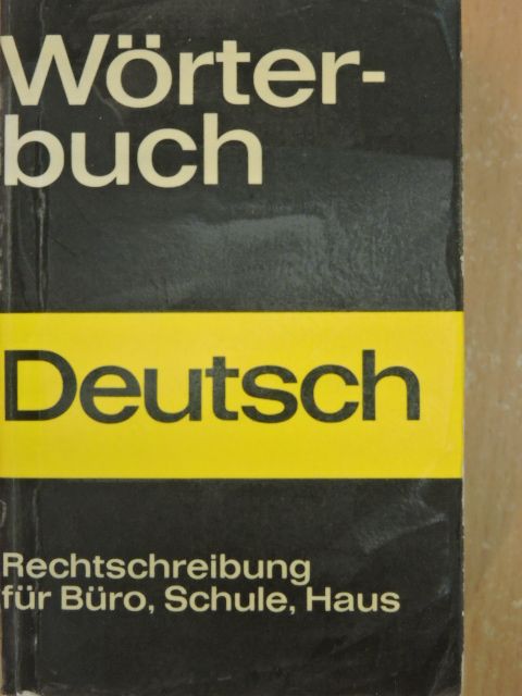 Prof. Dr. Willy Splettstößer - Wörterbuch der Deutschen Sprache [antikvár]