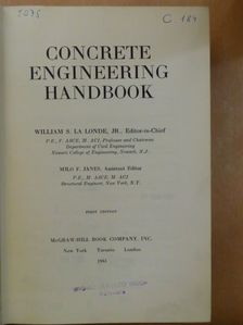 Arvid A. Anderson - Concrete Engineering Handbook [antikvár]
