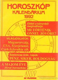 Horoszkóp Kalendárium 1992 [antikvár]