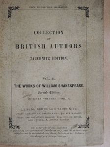 William Shakespeare - The Works of William Shakespeare 5. [antikvár]