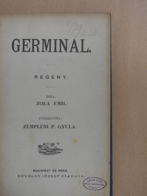 Émile Zola - Germinal [antikvár]