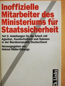 Inoffizielle Mitarbeiter des Ministeriums für Staatssicherheit II. [antikvár]