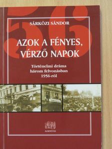 Sárközi Sándor - Azok a fényes, vérző napok [antikvár]