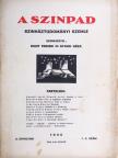 Alszeghy Zsolt - A szinpad 1936/1-2. [antikvár]