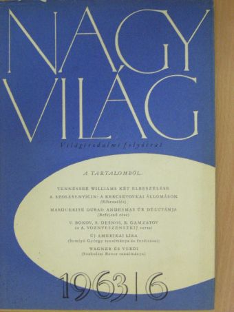 Alekszandr Szolzsenyicin - Nagyvilág 1963. június [antikvár]