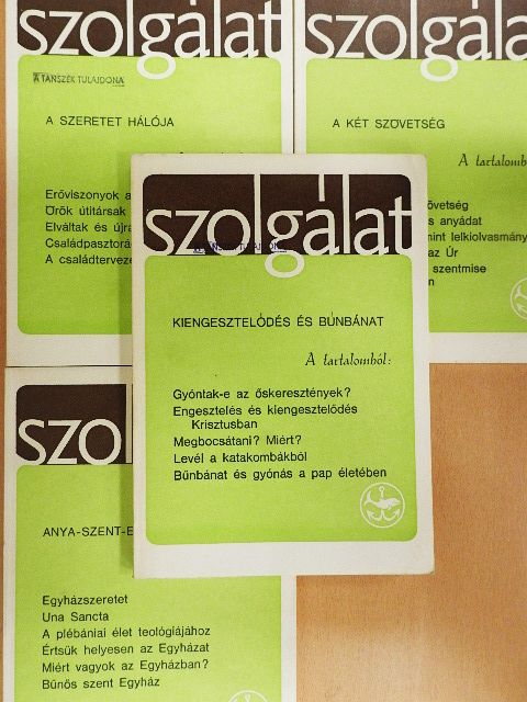 Alszeghy Zoltán - Szolgálat 1984/1-4 [antikvár]