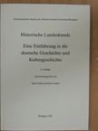 Historische Landeskunde [antikvár]
