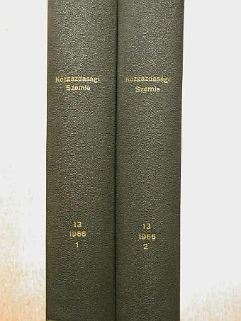 Ádám György - Közgazdasági Szemle 1966. január-december I-II. [antikvár]