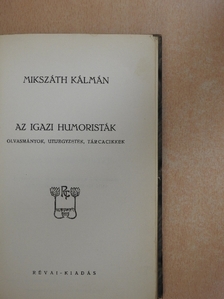 Mikszáth Kálmán - Az igazi humoristák [antikvár]