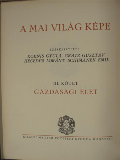 A mai világ képe III. [antikvár]