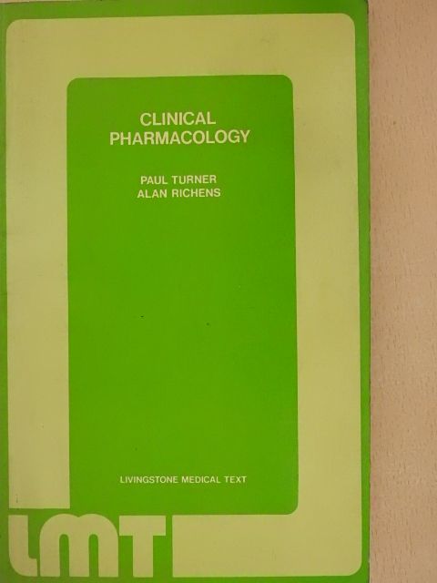 Alan Richens - Clinical Pharmacology [antikvár]