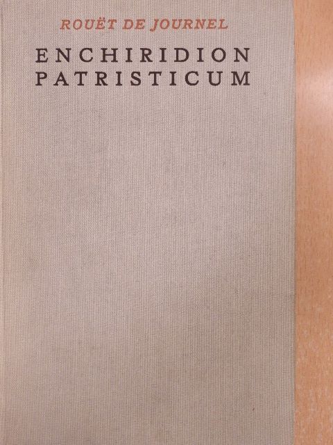 Enchiridion Patristicum [antikvár]