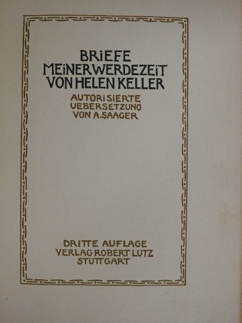 Helen Keller - Briefe [antikvár]