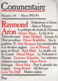 Raymond Aron - Hiver 1993-94 [antikvár]