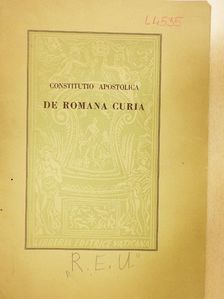 VI. Pál pápa - Constitutio Apostolica de Romana Curia [antikvár]