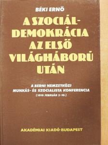 Béki Ernő - A szociáldemokrácia az első világháború után [antikvár]