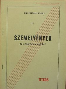 Szemelvények az emigrációs sajtóból 1989. június 2. [antikvár]