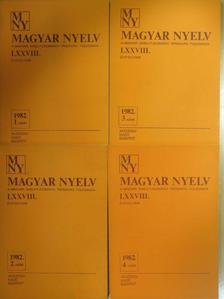 Antal László - Magyar Nyelv 1982/1-4. [antikvár]
