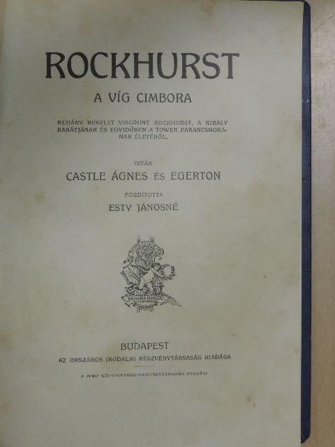 Castle Ágnes - Rockhurst [antikvár]