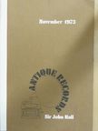 Alan Sanders - Antique Records November 1973 [antikvár]