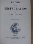 A. de Lamartine - Histoire de la Restauration 7-8. [antikvár]