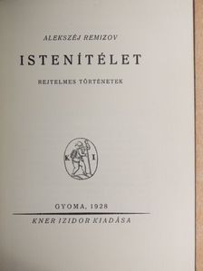 Alekszéj Remizov - Istenítélet [antikvár]