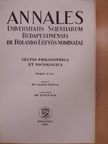 Dr. István Pais - Annales Universitatis Scientiarum Budapestinensis de Rolando Eötvös nominatae XVII. [antikvár]