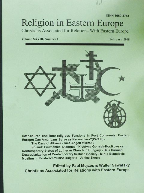 Harmati Béla - Religion in Eastern Europe February 2008 [antikvár]