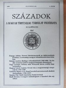Anderle Ádám - Századok 1999/6. [antikvár]