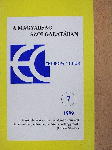 Borbándi Gyula - A magyarság szolgálatában [antikvár]