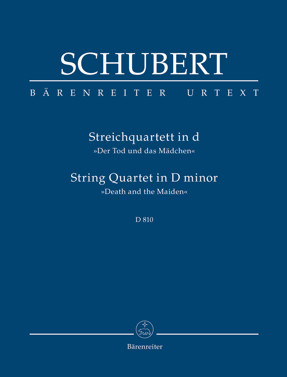 Franz Schubert - STREICHQUARTETT IN d "DER TOD UND DAS MAEDCHEN" D 810 TASCHENPARTITUR