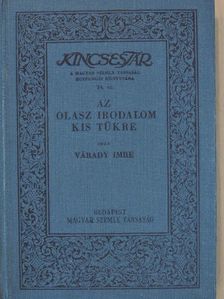 Várady Imre - Az olasz irodalom kis tükre [antikvár]