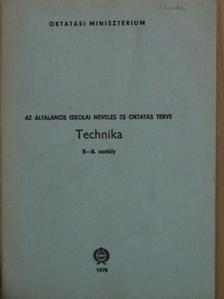 Az általános iskolai nevelés és oktatás terve - Technika 5-8. osztály [antikvár]