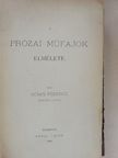 Acsay Ferencz - A prózai műfajok elmélete [antikvár]