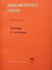 Péczely László - Tartalom és versforma [antikvár]