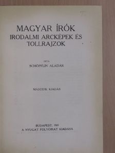 Schöpflin Aladár - Magyar írók [antikvár]