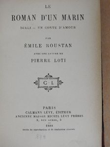 Émile Roustan - Le roman d'un marin [antikvár]
