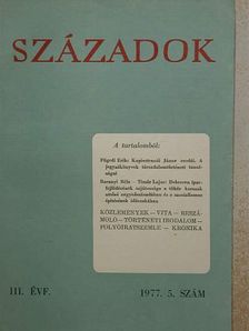 Baranyi Béla - Századok 1977/5. [antikvár]