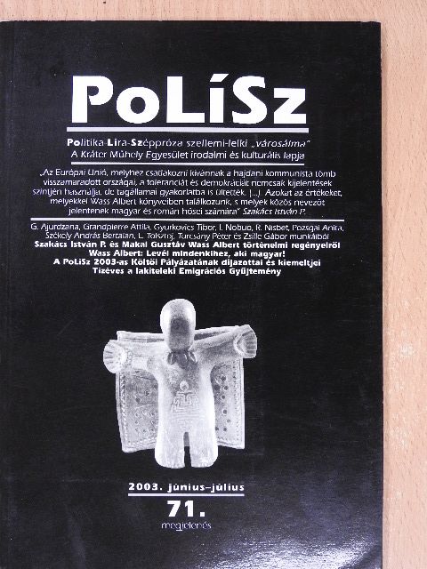Apostagi Zoltán - PoLíSz 2003. június-július [antikvár]