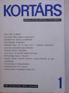 Bárány Tamás - Kortárs 1975. január [antikvár]