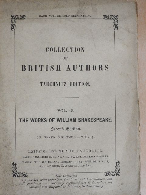 William Shakespeare - The Works of William Shakespeare 4. [antikvár]