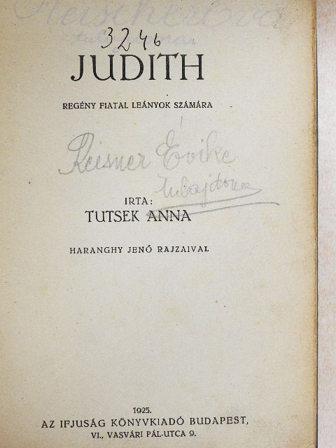 Tutsek Anna - Judith [antikvár]